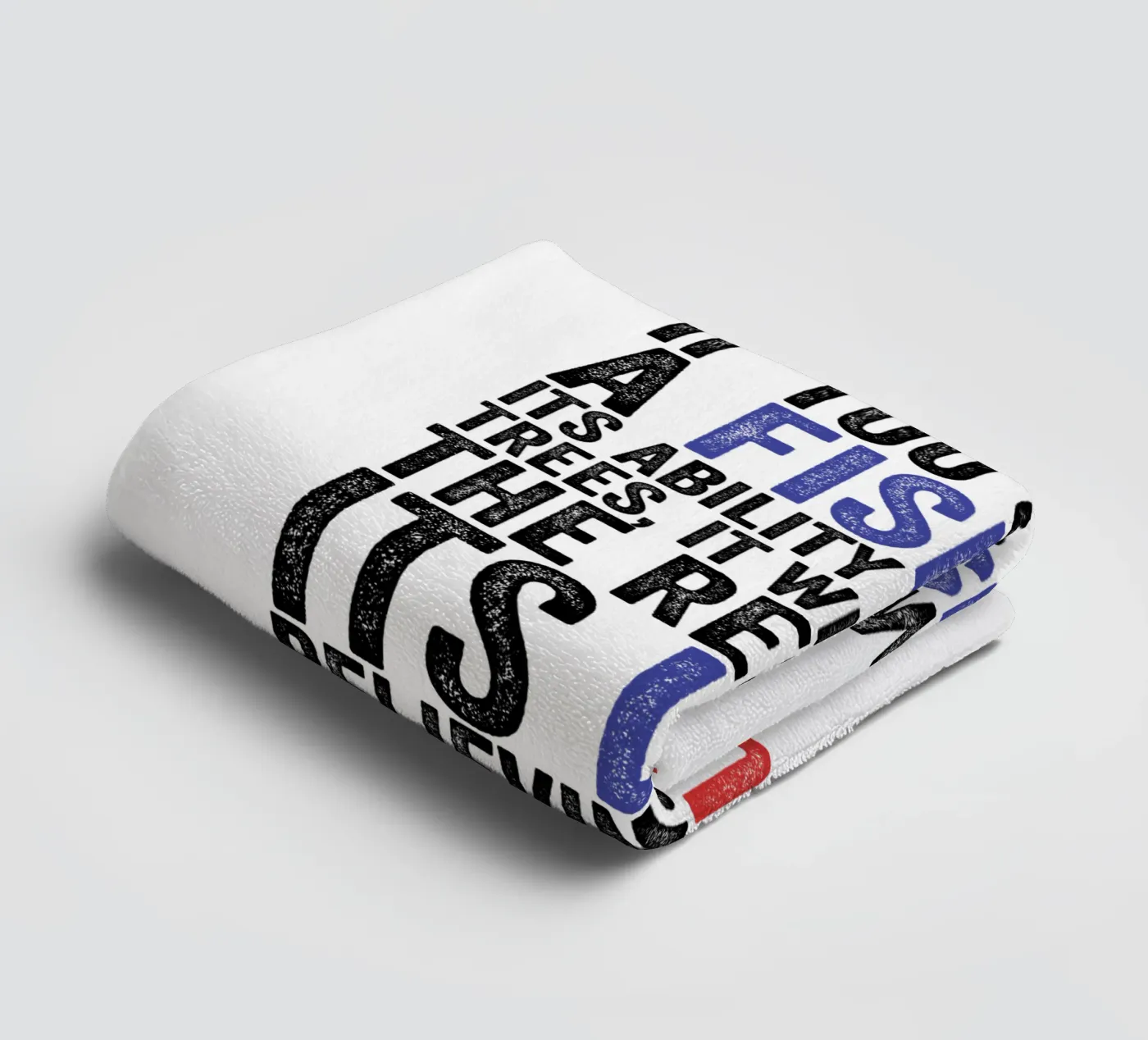 Life badhanddoek van Art Unleashed