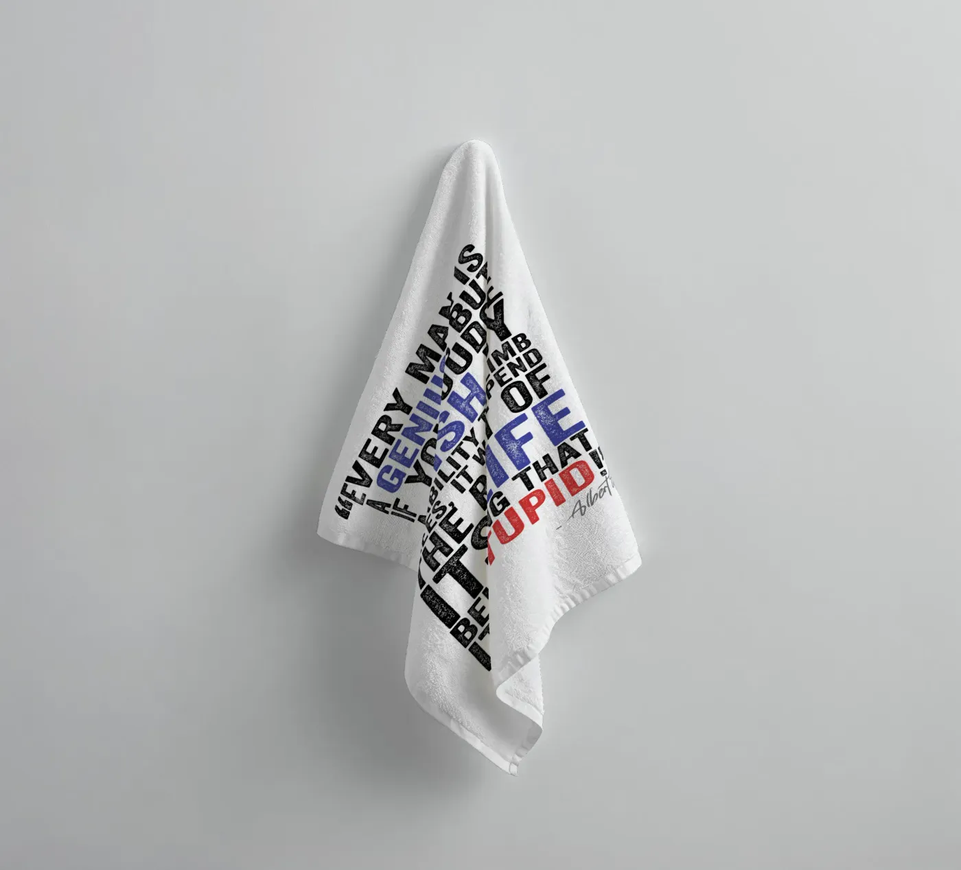 Life badhanddoek van Art Unleashed
