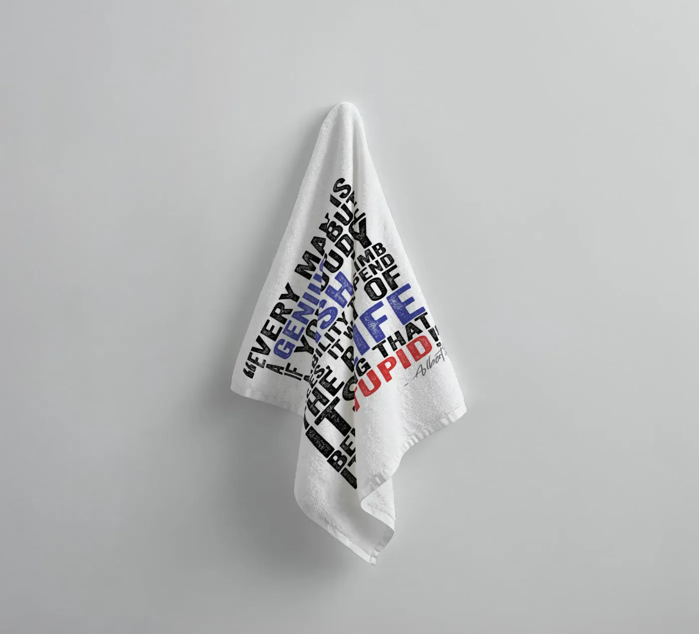 Life Handtuch von Art Unleashed