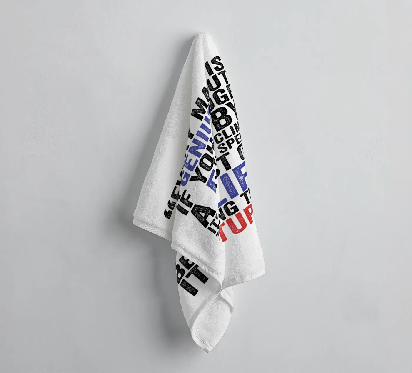 Life badhanddoek van Art Unleashed