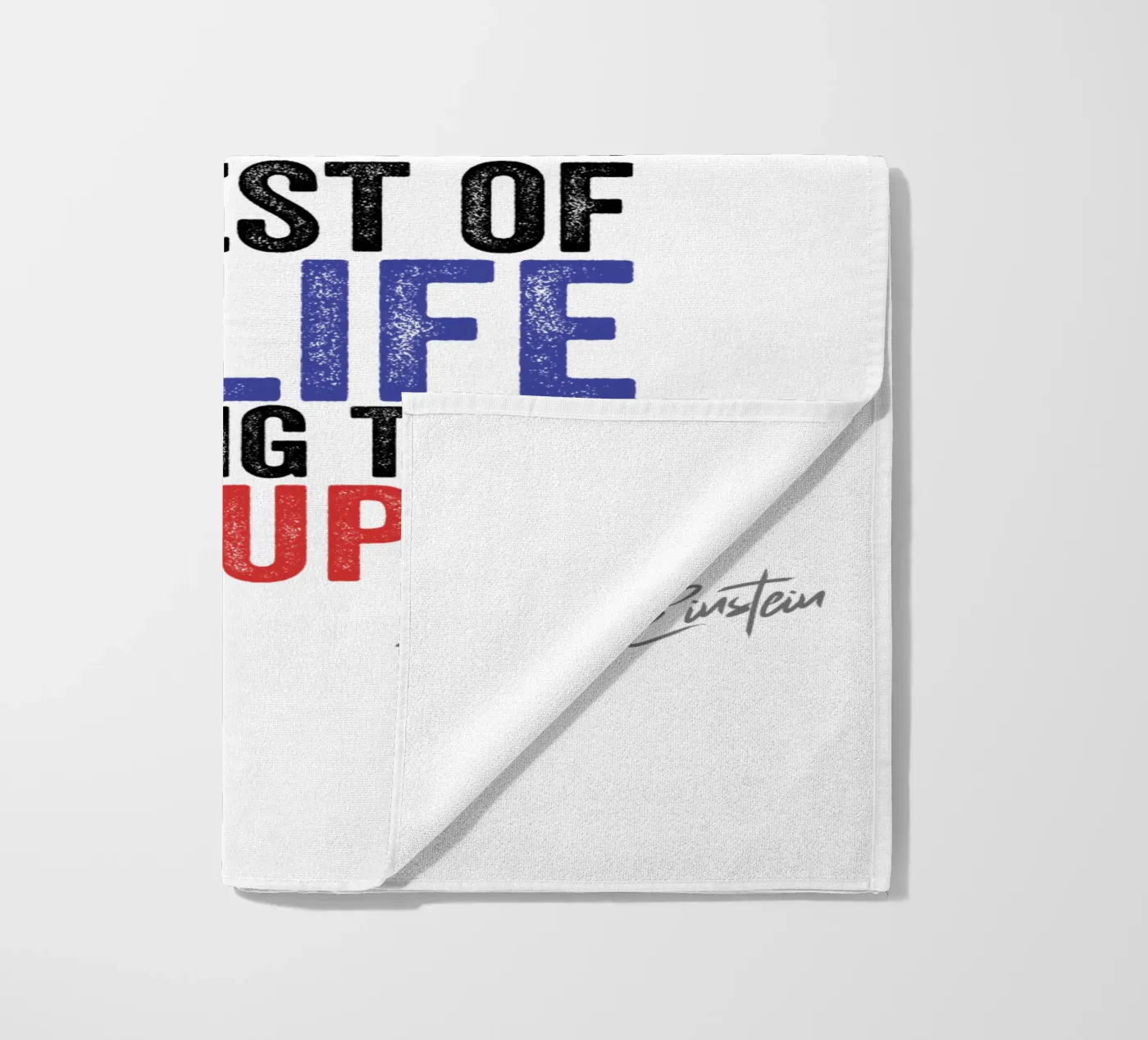 Life strandhanddoek van Art Unleashed
