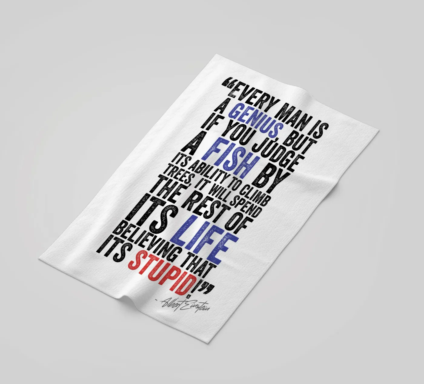 Life strandhanddoek van Art Unleashed