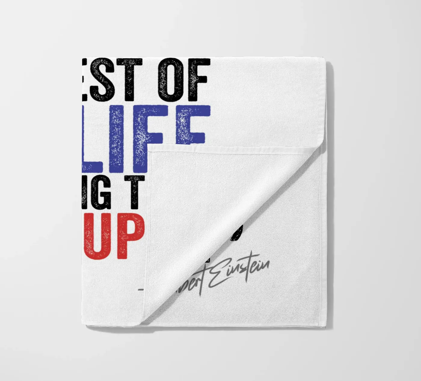 Life strandhanddoek van Art Unleashed