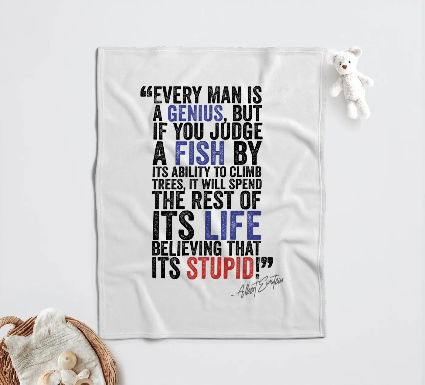 Life plaid polaire de Art Unleashed