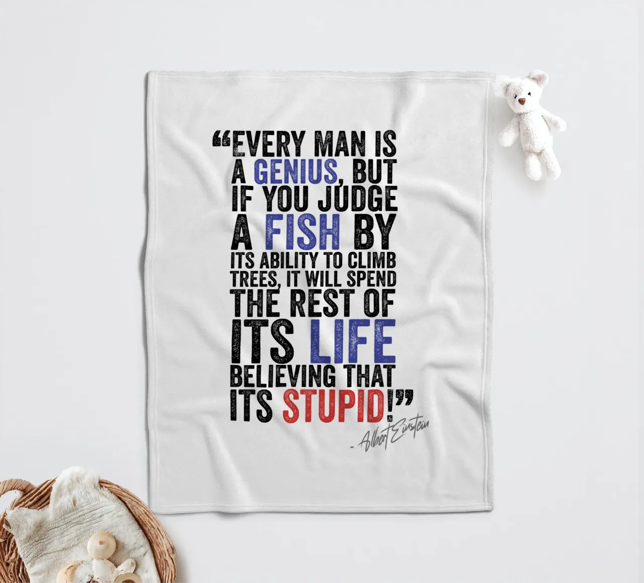 Life Fleecedecke von Art Unleashed