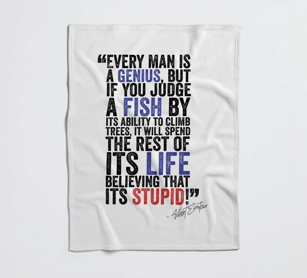 Life Fleecedecke von Art Unleashed