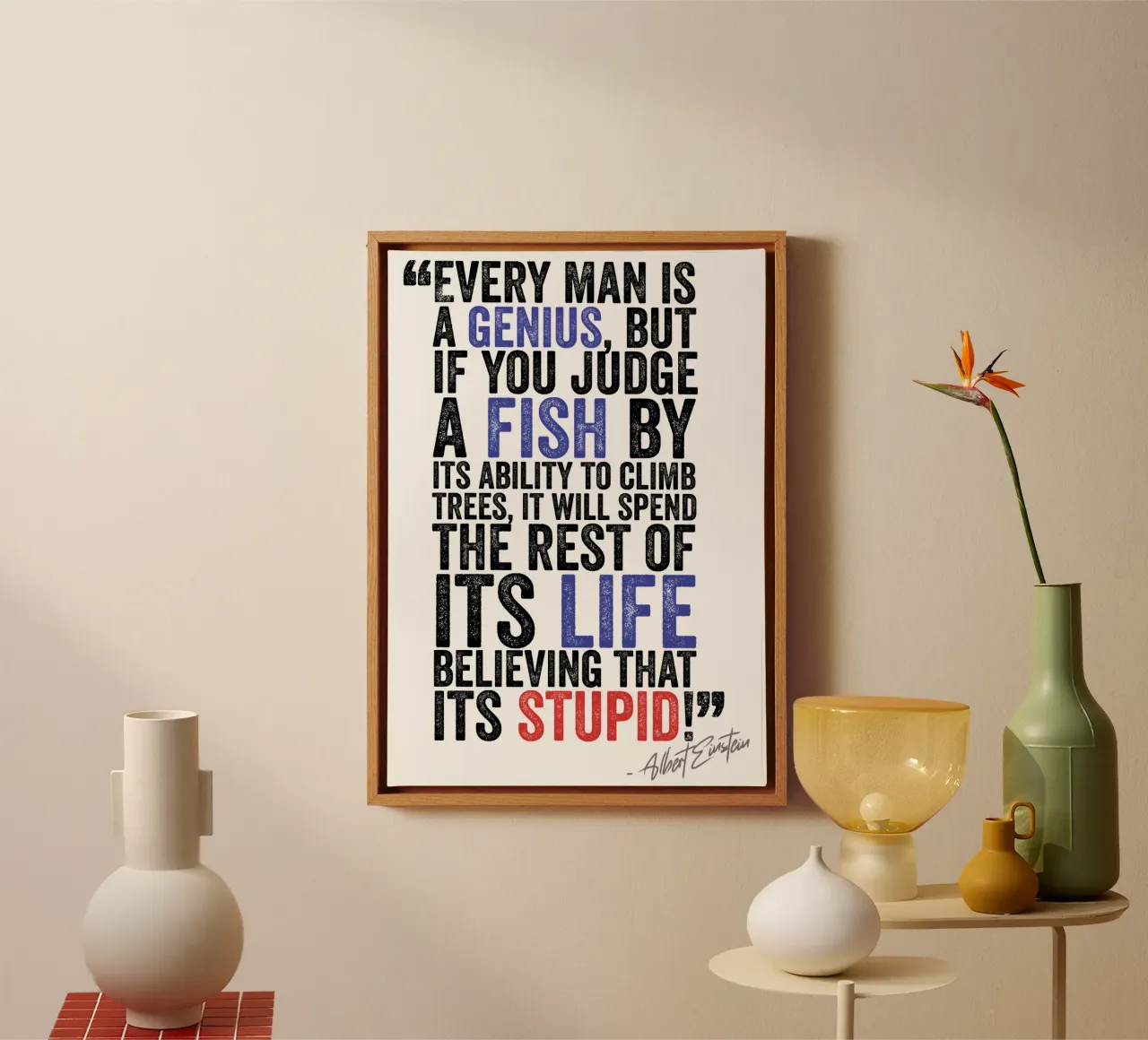 Life canvas met Baklijst van Art Unleashed