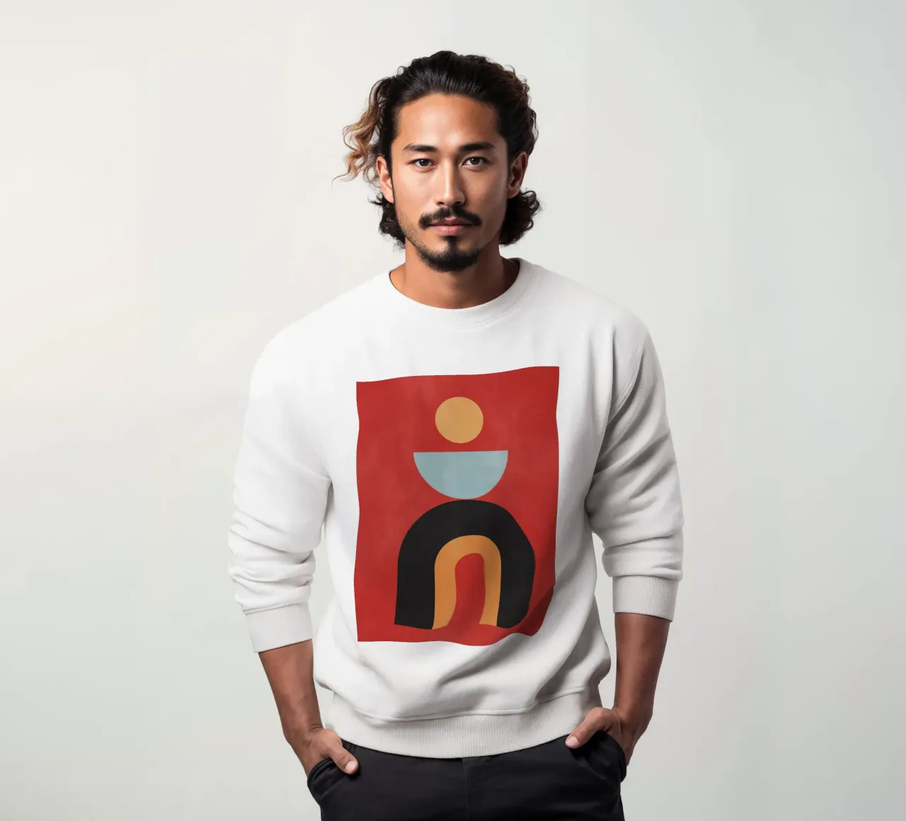 Abstract Geometric Shapes 1g sweatshirt by Gaite