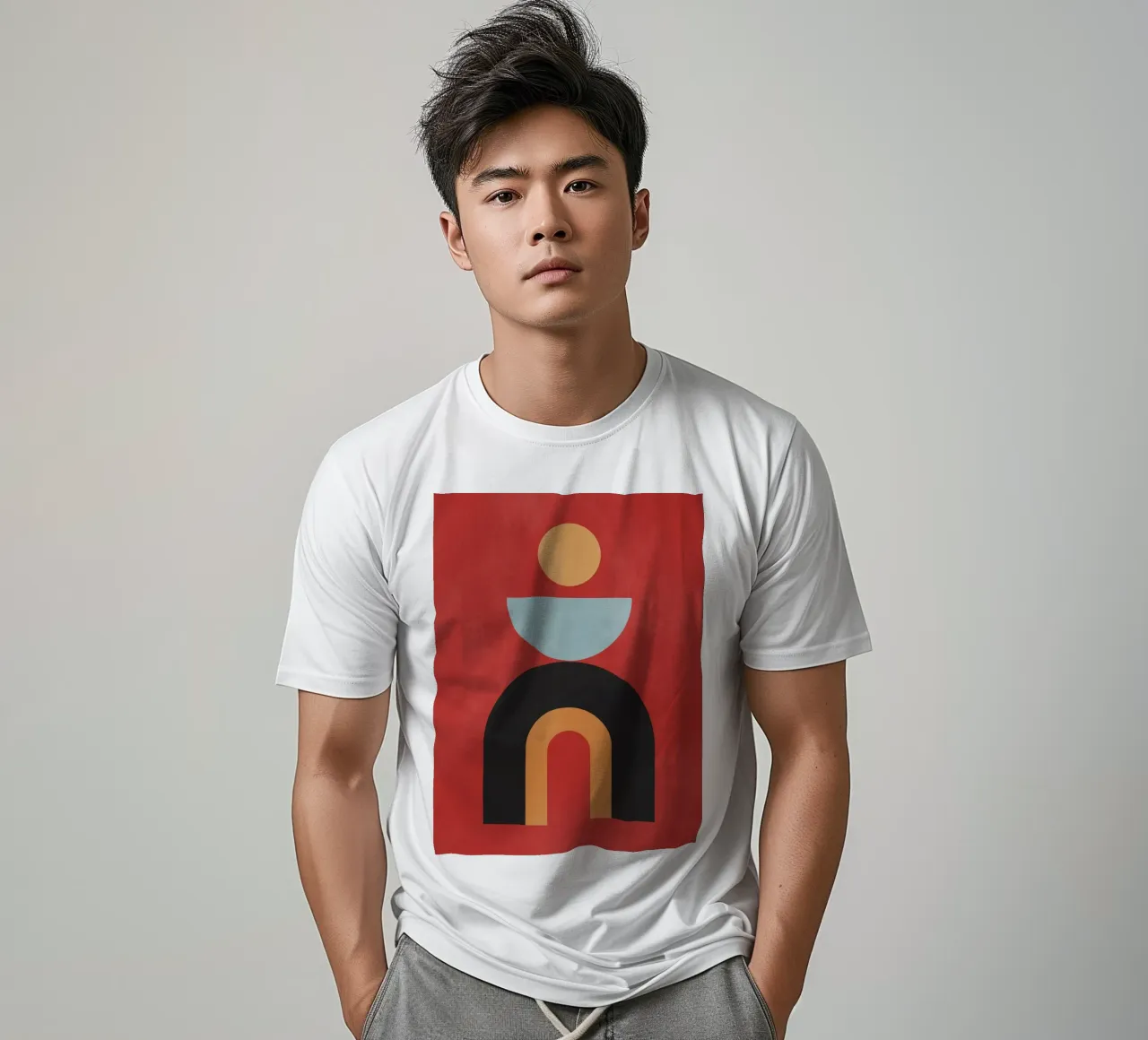 Forme geometriche astratte 1g t-shirt da Gaite