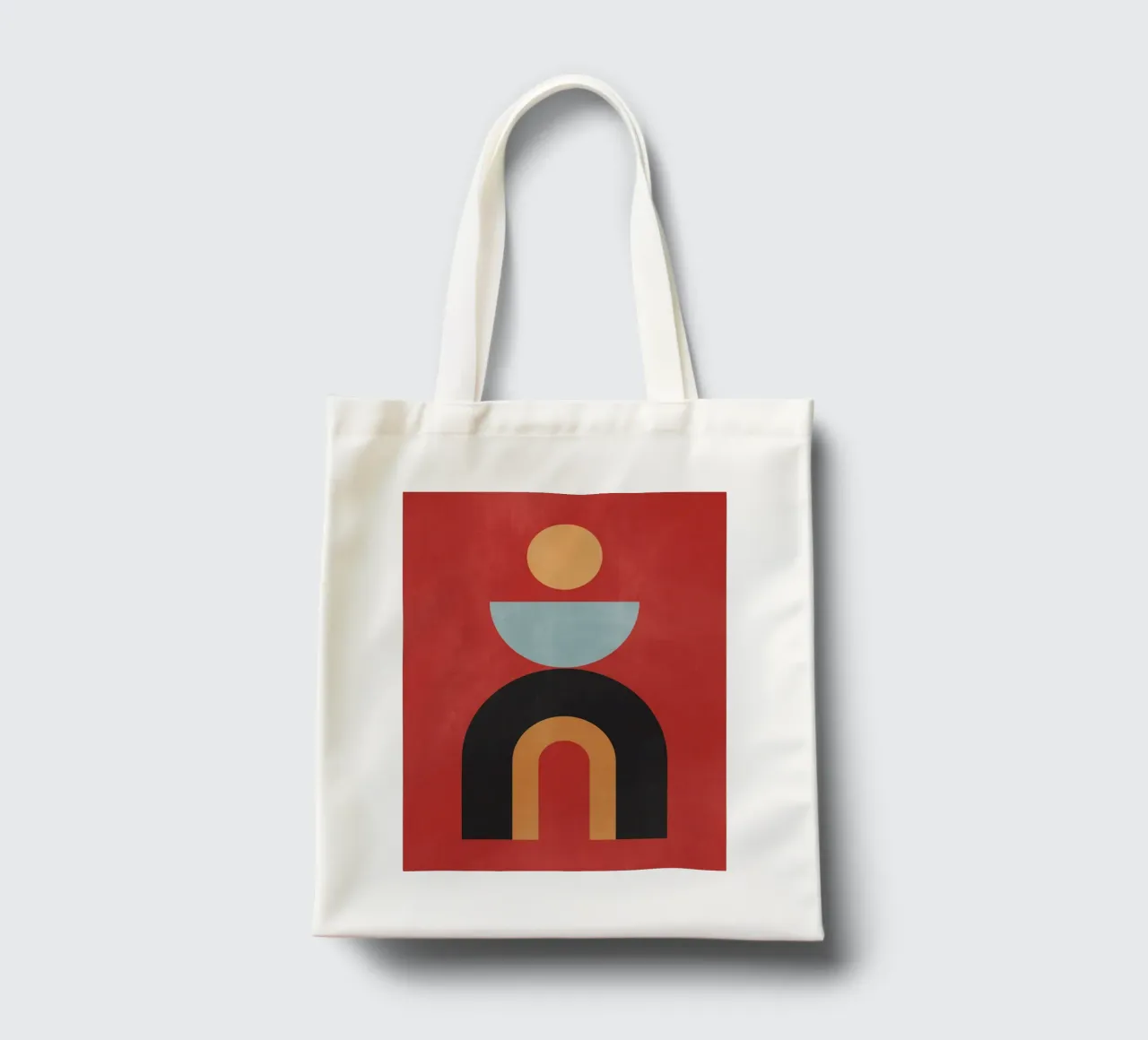 Forme geometriche astratte 1g borsa in juta da Gaite