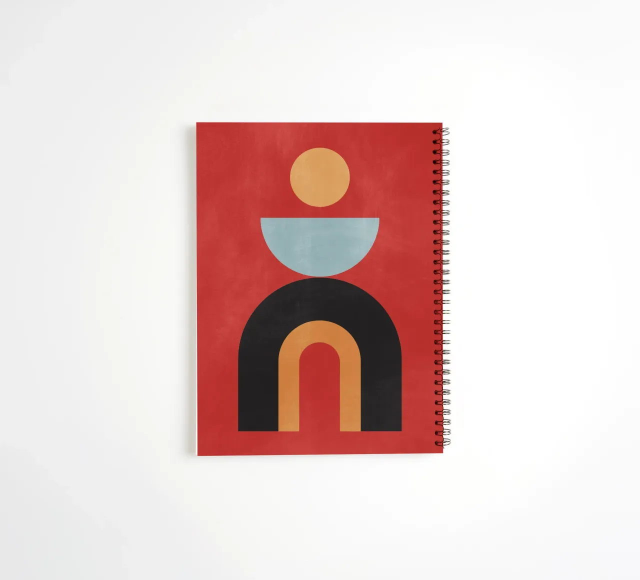 Abstract Geometric Shapes 1g spiral notebook by Gaite