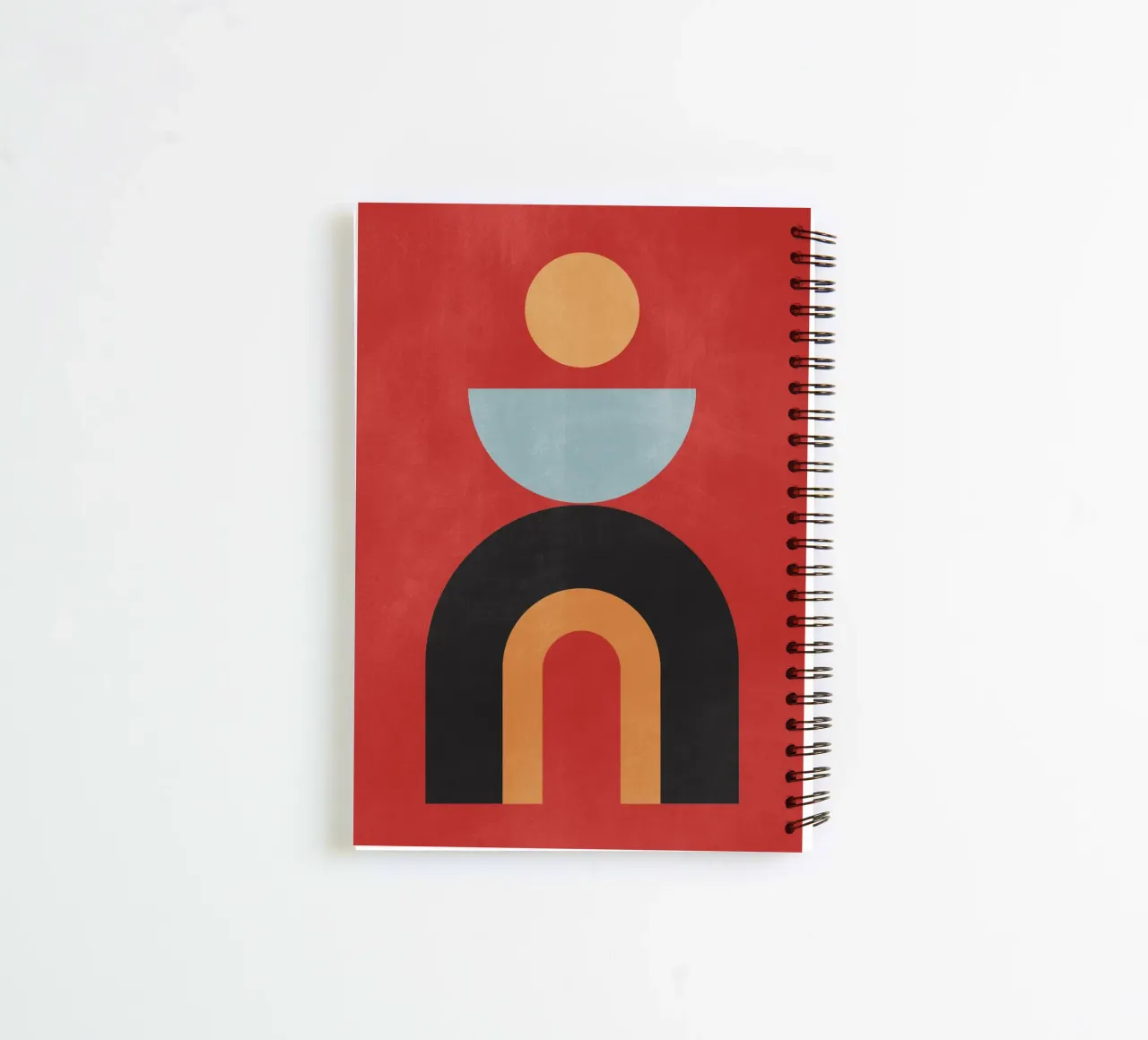 Abstract Geometric Shapes 1g spiral notebook by Gaite