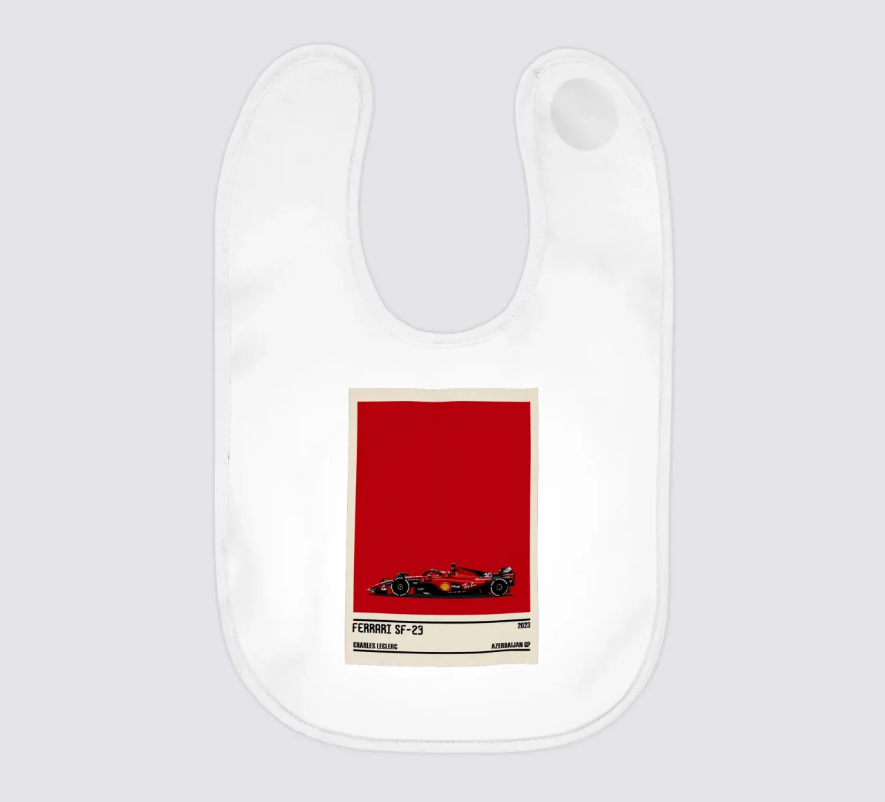 Ferrari SF-23 Scuderia Ferrari F1 3° Azerbaijan GP 2023 bavaglino da TheArtstudio