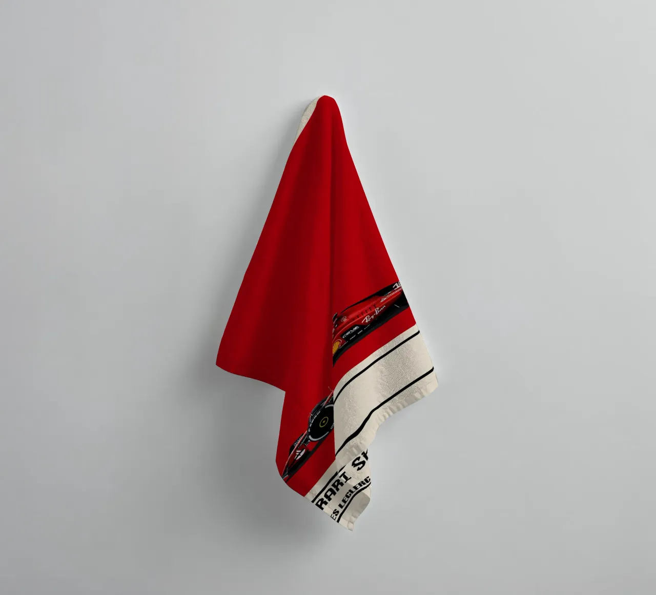 Ferrari SF-23 Scuderia Ferrari F1 3° Azerbaijan GP 2023 asciugamano da bagno da TheArtstudio