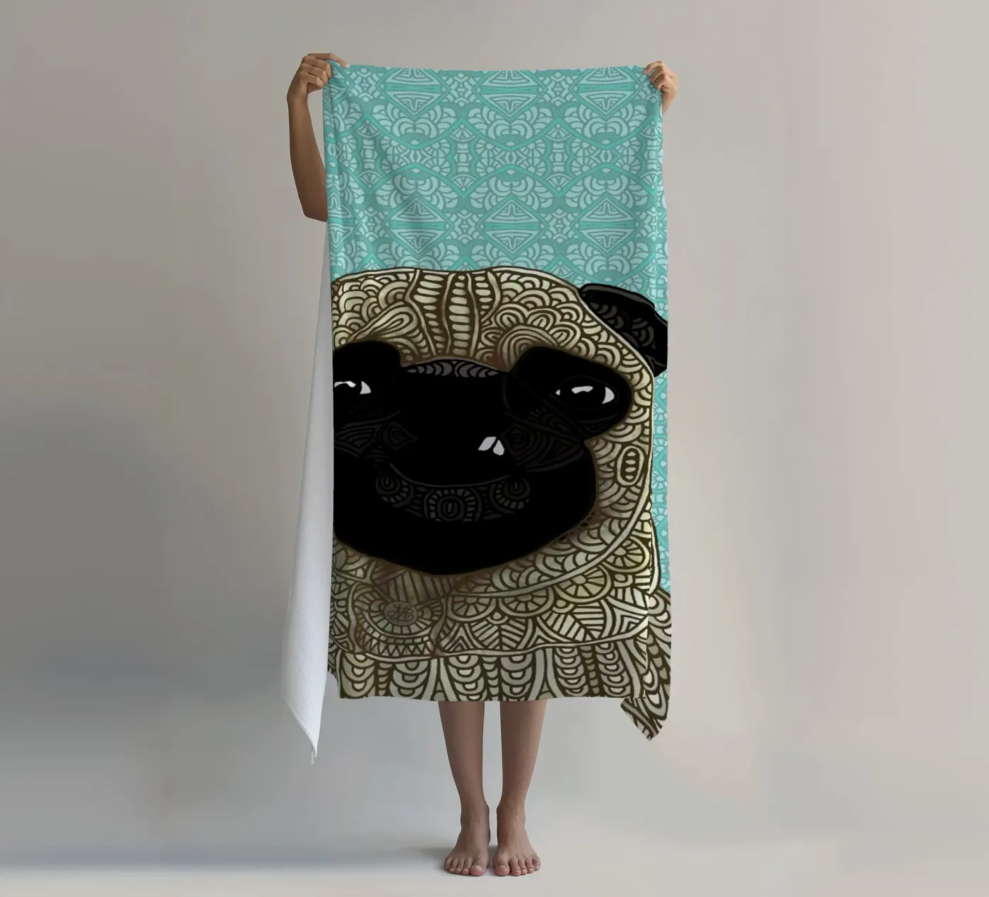 Lima strandhanddoek van Angelika Parker