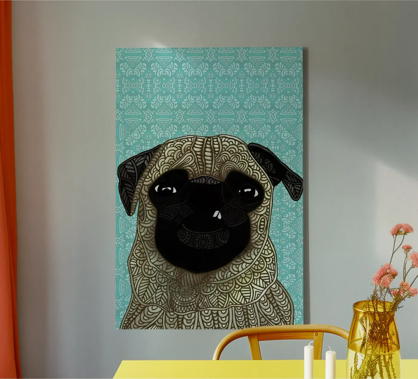 Lima tela da Angelika Parker