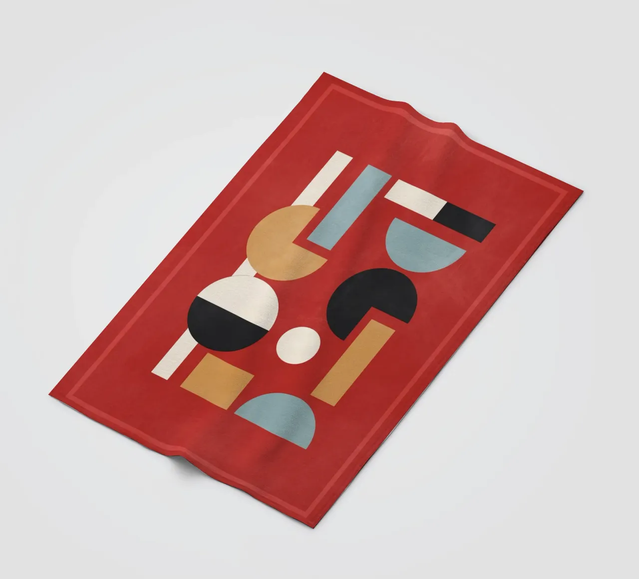 Forme geometriche astratte B2 coperta in pile da Gaite