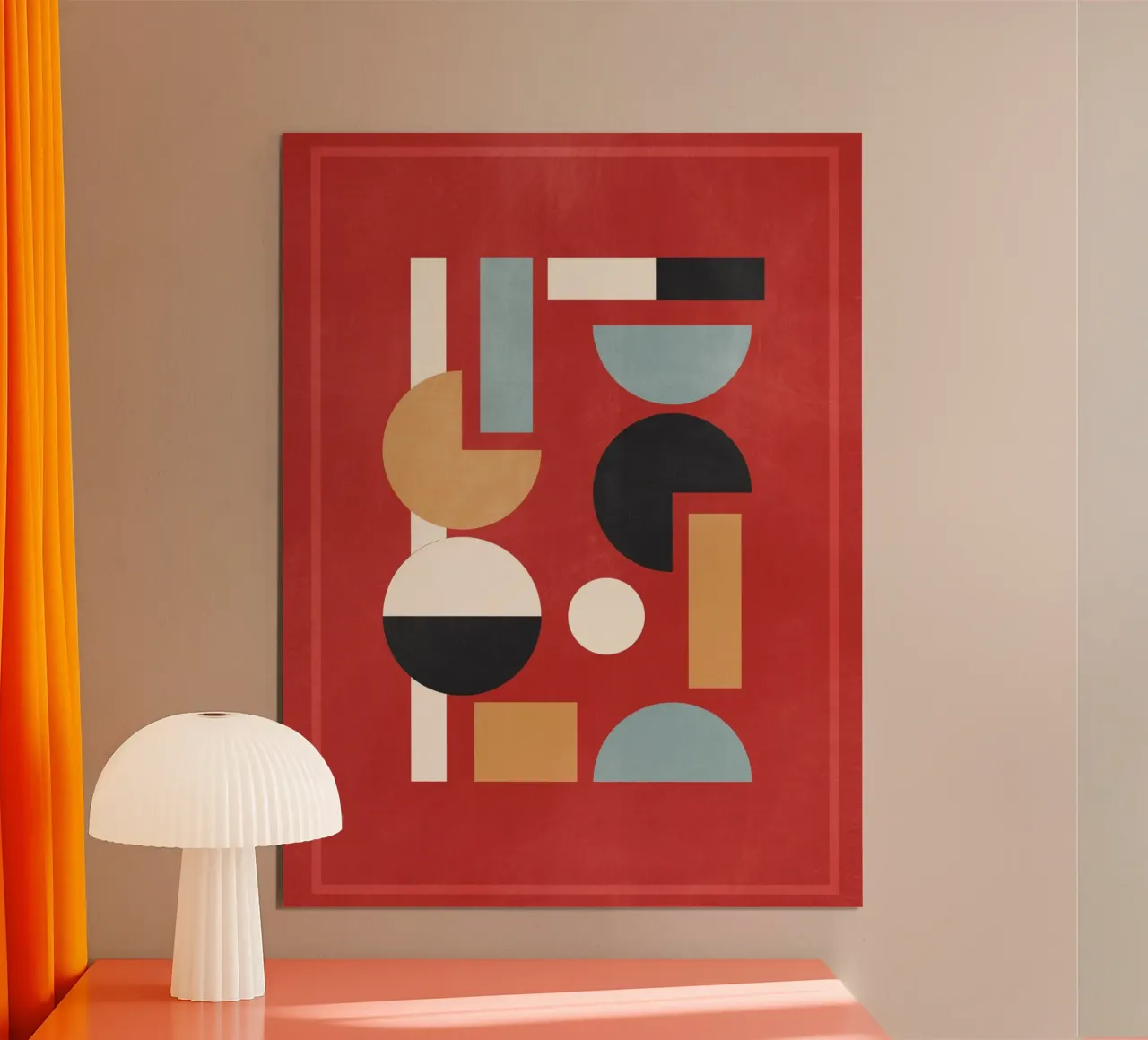 Abstracte geometrische vormen B2 poster van Gaite