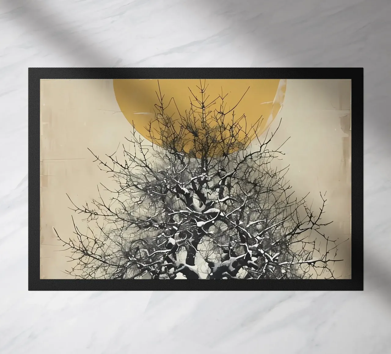 L'abbraccio dell'inverno zerbino da Artistic-shop