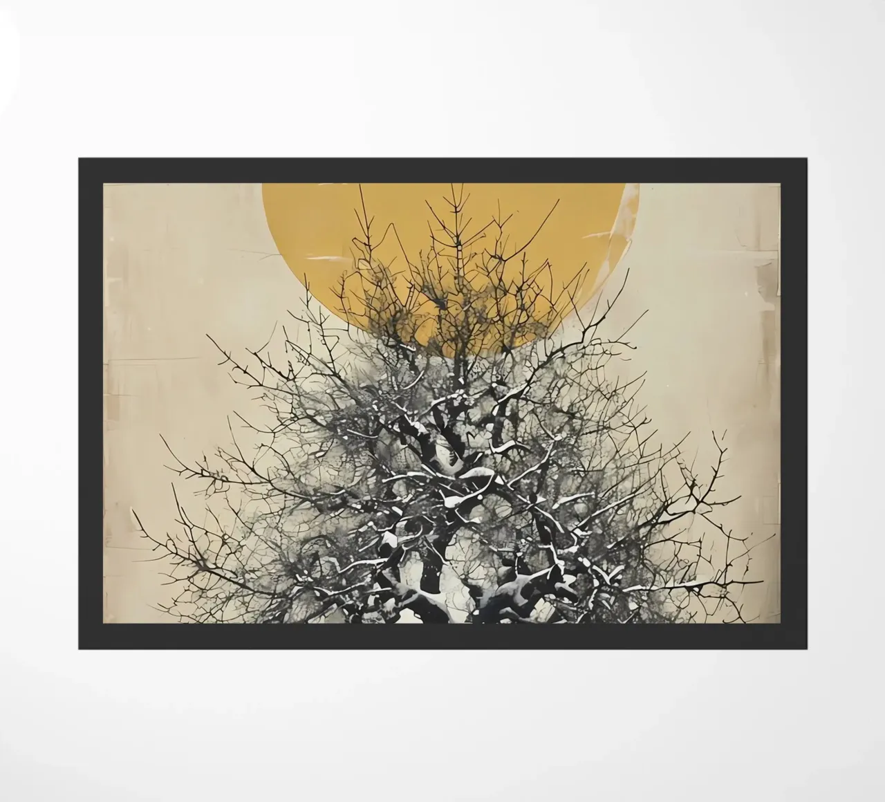 L'abbraccio dell'inverno zerbino da Artistic-shop