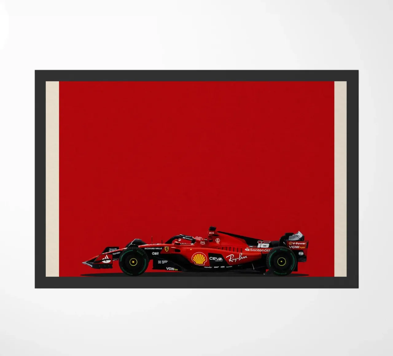 Ferrari SF-23 Scuderia Ferrari F1 6° GP Monaco 2023 Charles zerbino da TheArtstudio