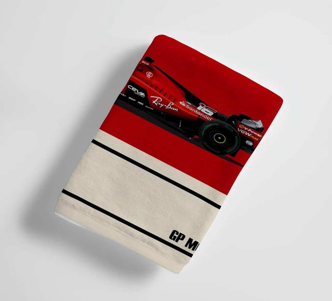 Ferrari SF-23 Scuderia Ferrari F1 6° GP Monaco 2023 Charles Handtuch von TheArtstudio