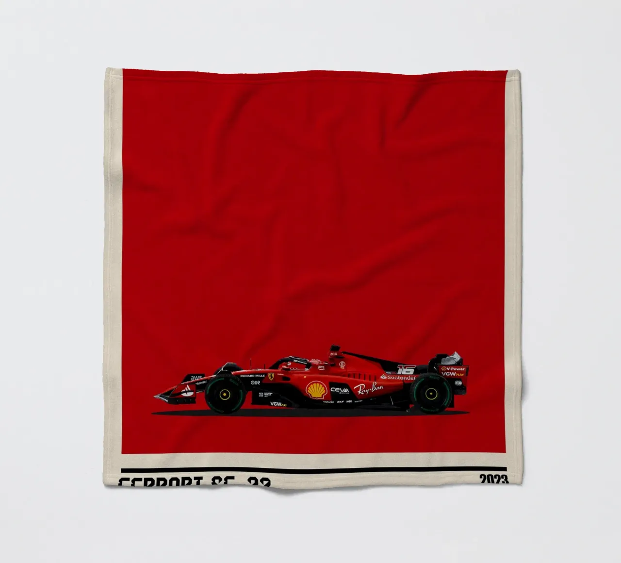 Ferrari SF-23 Scuderia Ferrari F1 6° GP Monaco 2023 Charles Fleecedecke von TheArtstudio