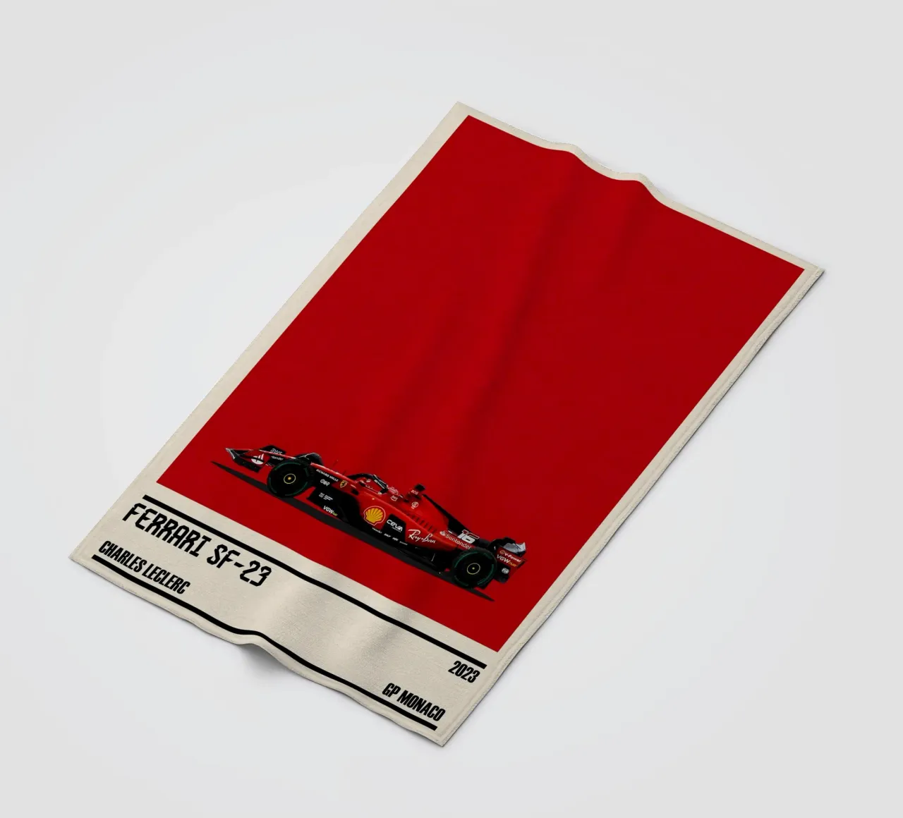 Ferrari SF-23 Scuderia Ferrari F1 6° GP Monaco 2023 Charles Fleecedecke von TheArtstudio