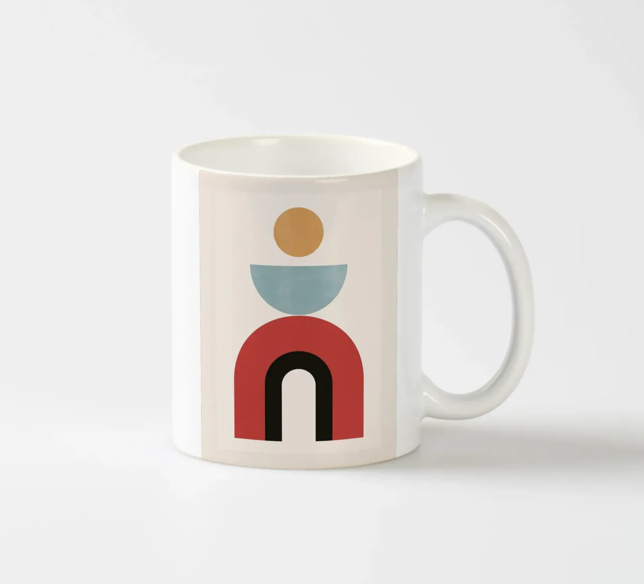 Forme geometriche astratte 2G tazza in ceramica da Gaite
