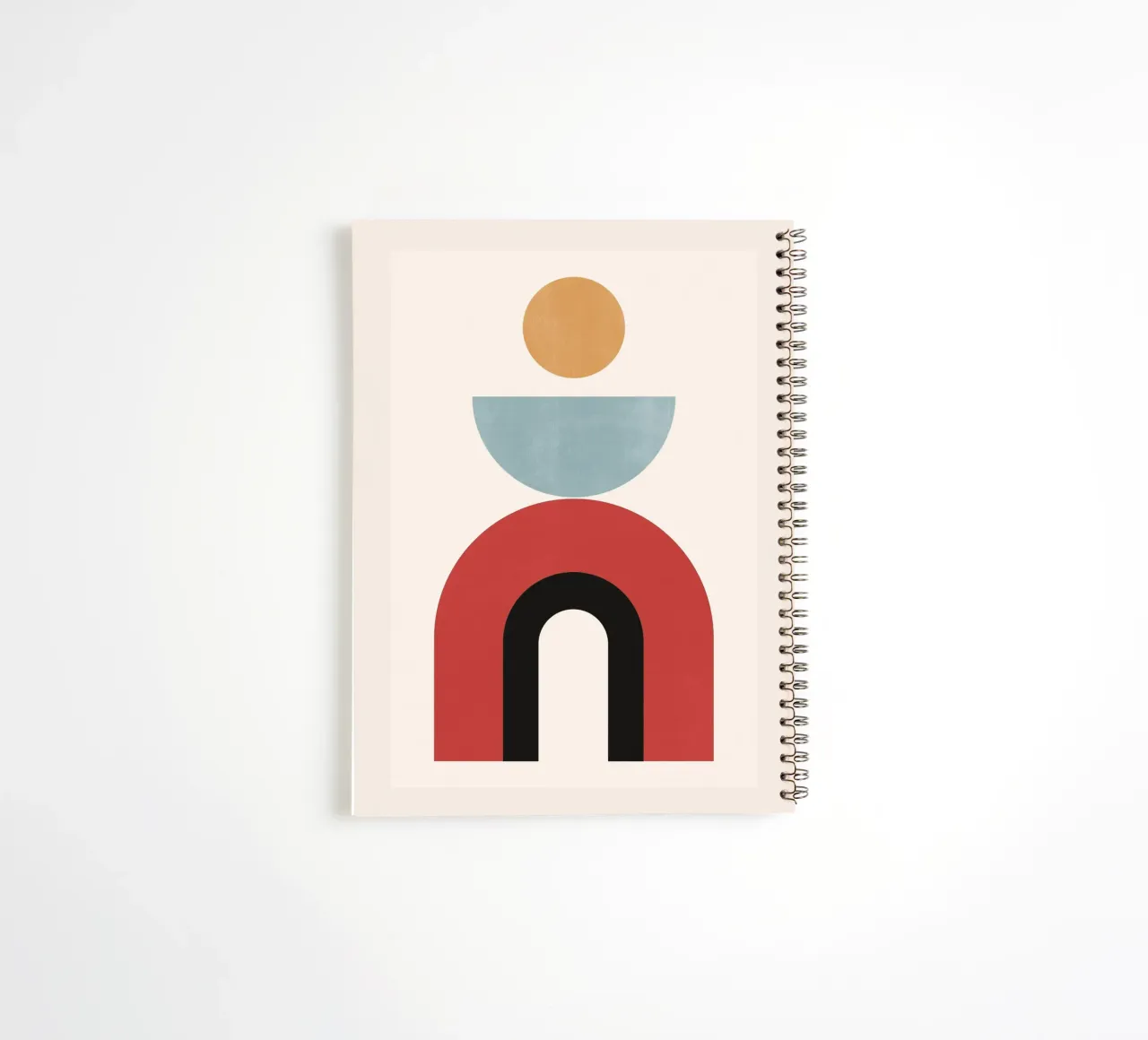 Abstract Geometric Shapes 2G spiral notebook by Gaite