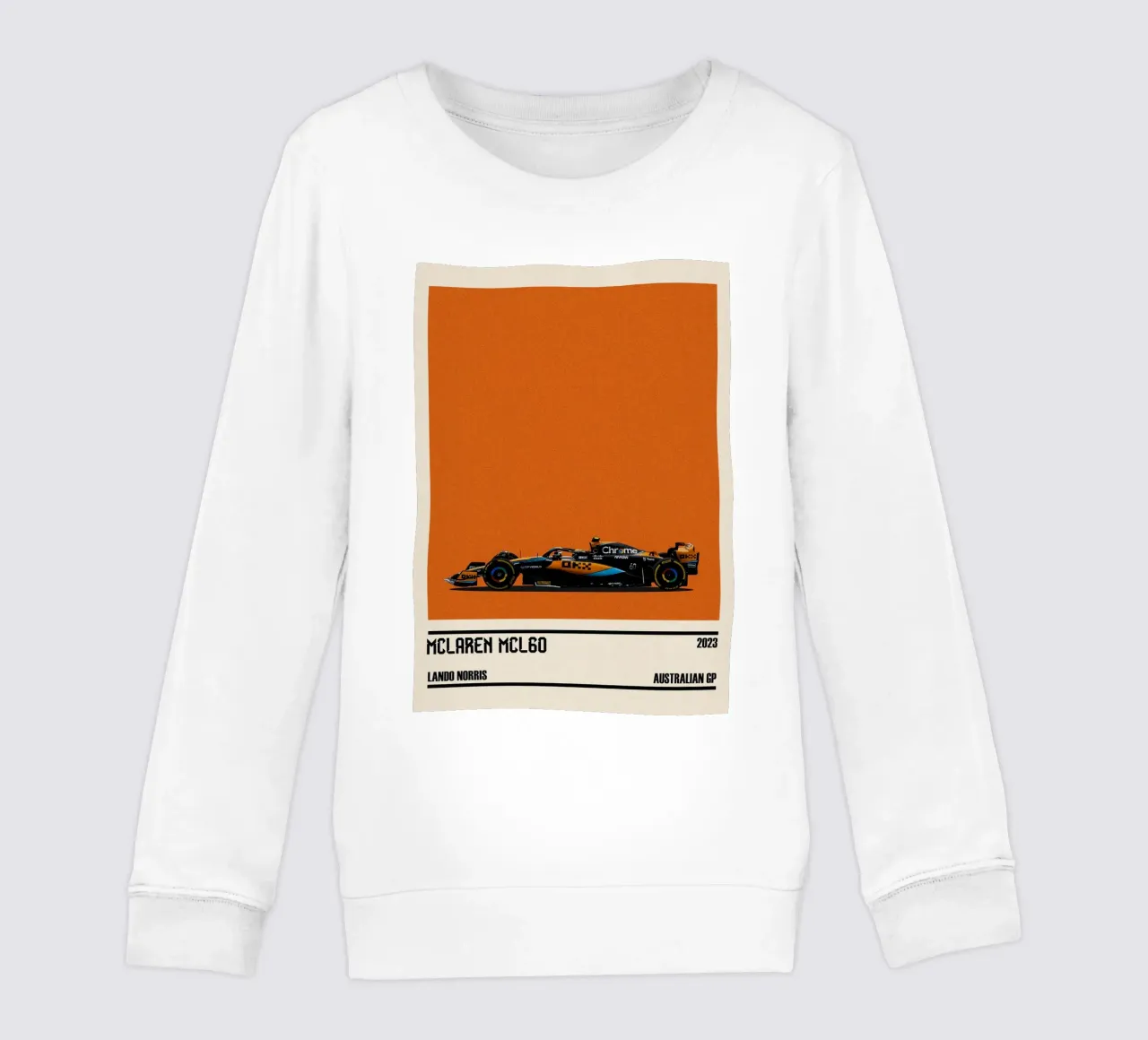 McLaren MCL60 Mercedes F1 6° Australian GP Melbourne 2023 Kinder Sweatshirt von TheArtstudio
