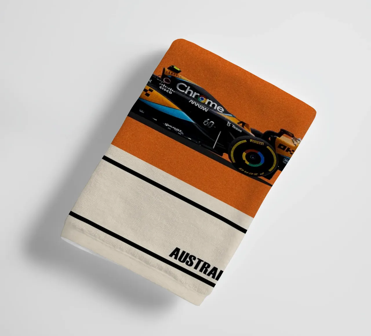 McLaren MCL60 Mercedes F1 6° Australian GP Melbourne 2023 asciugamano da bagno da TheArtstudio