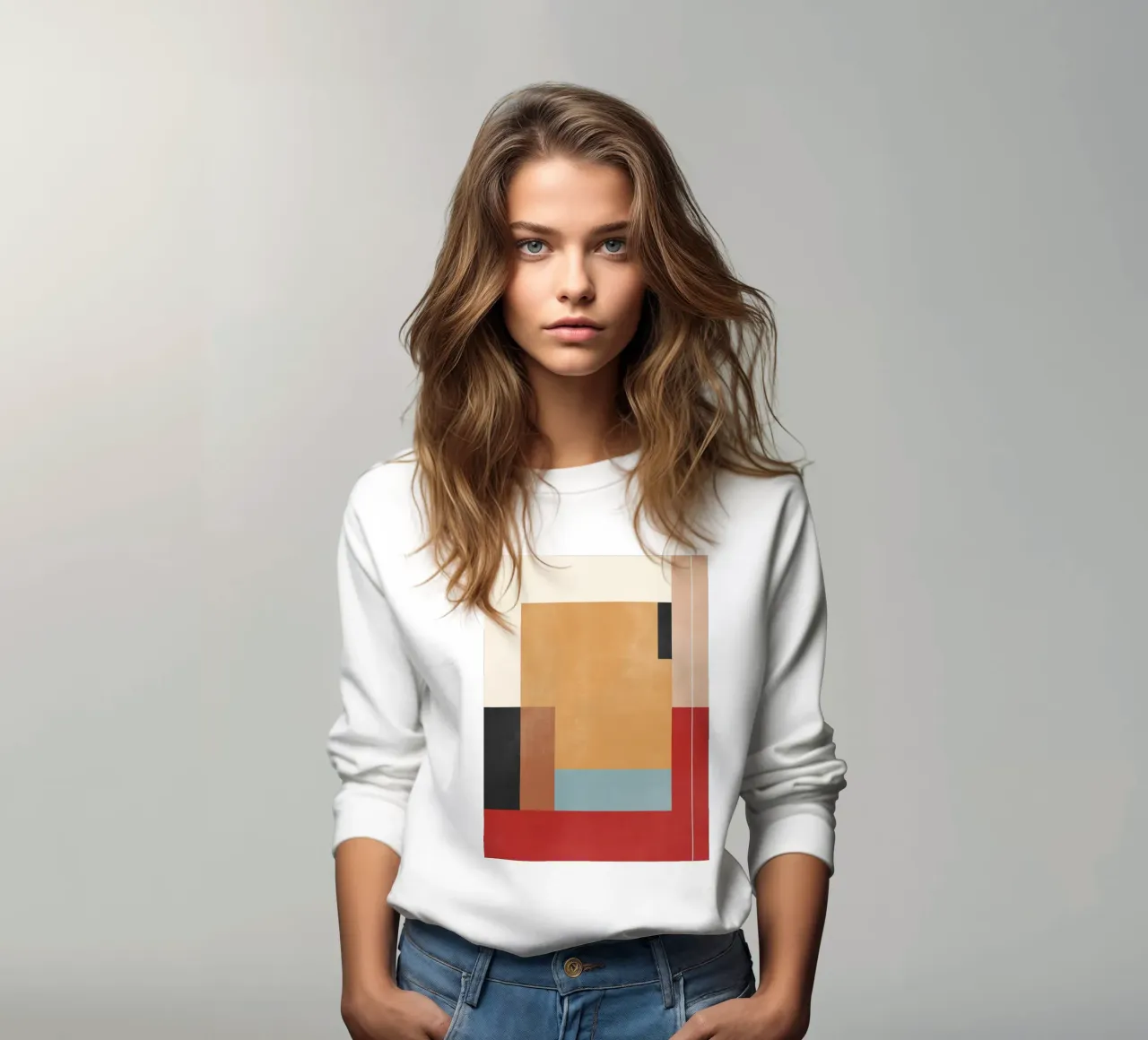 Forme geometriche astratte 116B felpa da Gaite