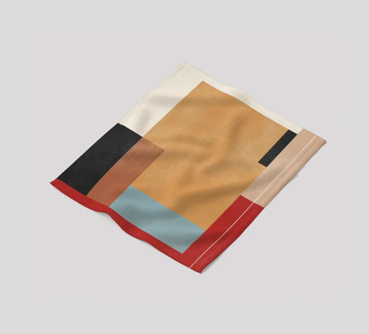 Forme geometriche astratte 116B coperta in pile da Gaite