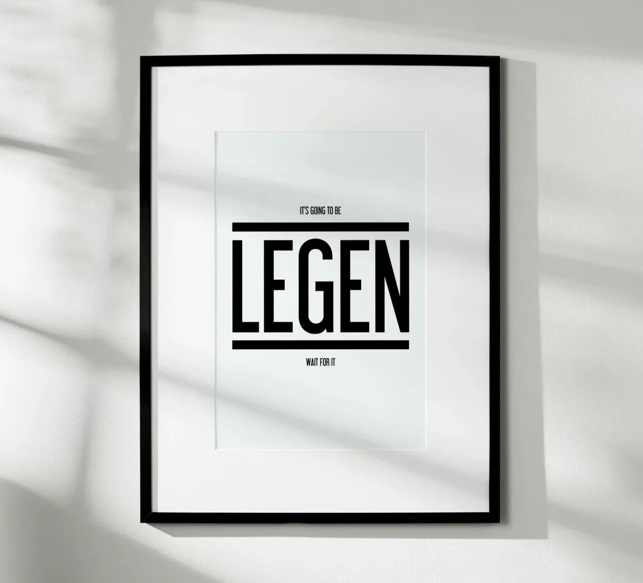 Legendary No. 1 poster da typealive