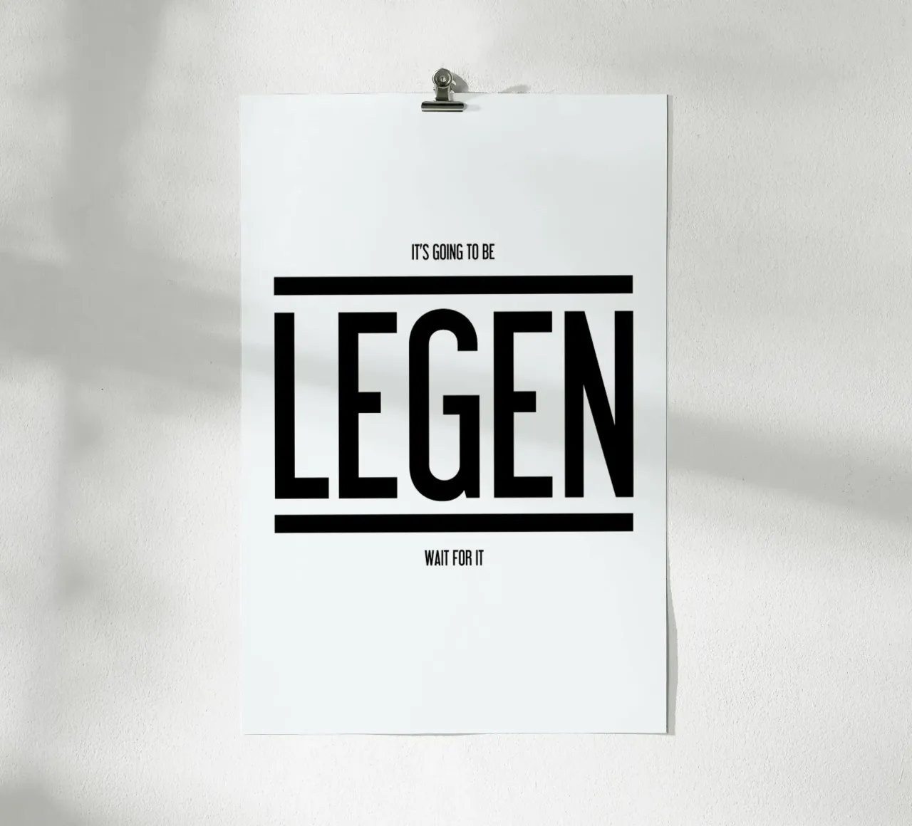Legendary No. 1 poster da typealive