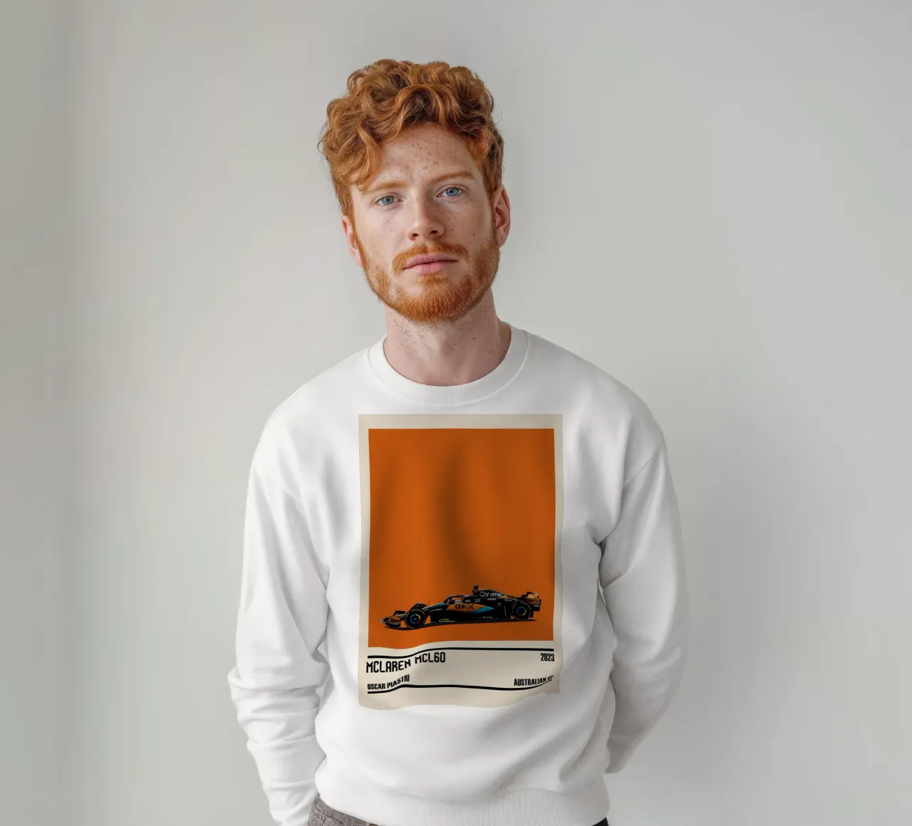 McLaren MCL60 Mercedes F1 8° Australian GP Melbourne 2023 Os felpa da TheArtstudio
