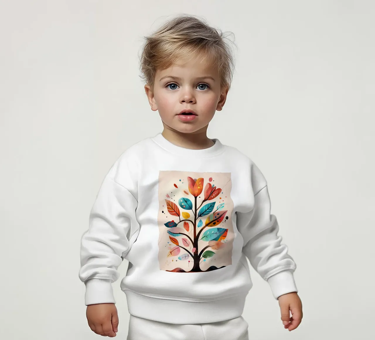 Armonia botanica astratta felpa neonato da Artistic-shop