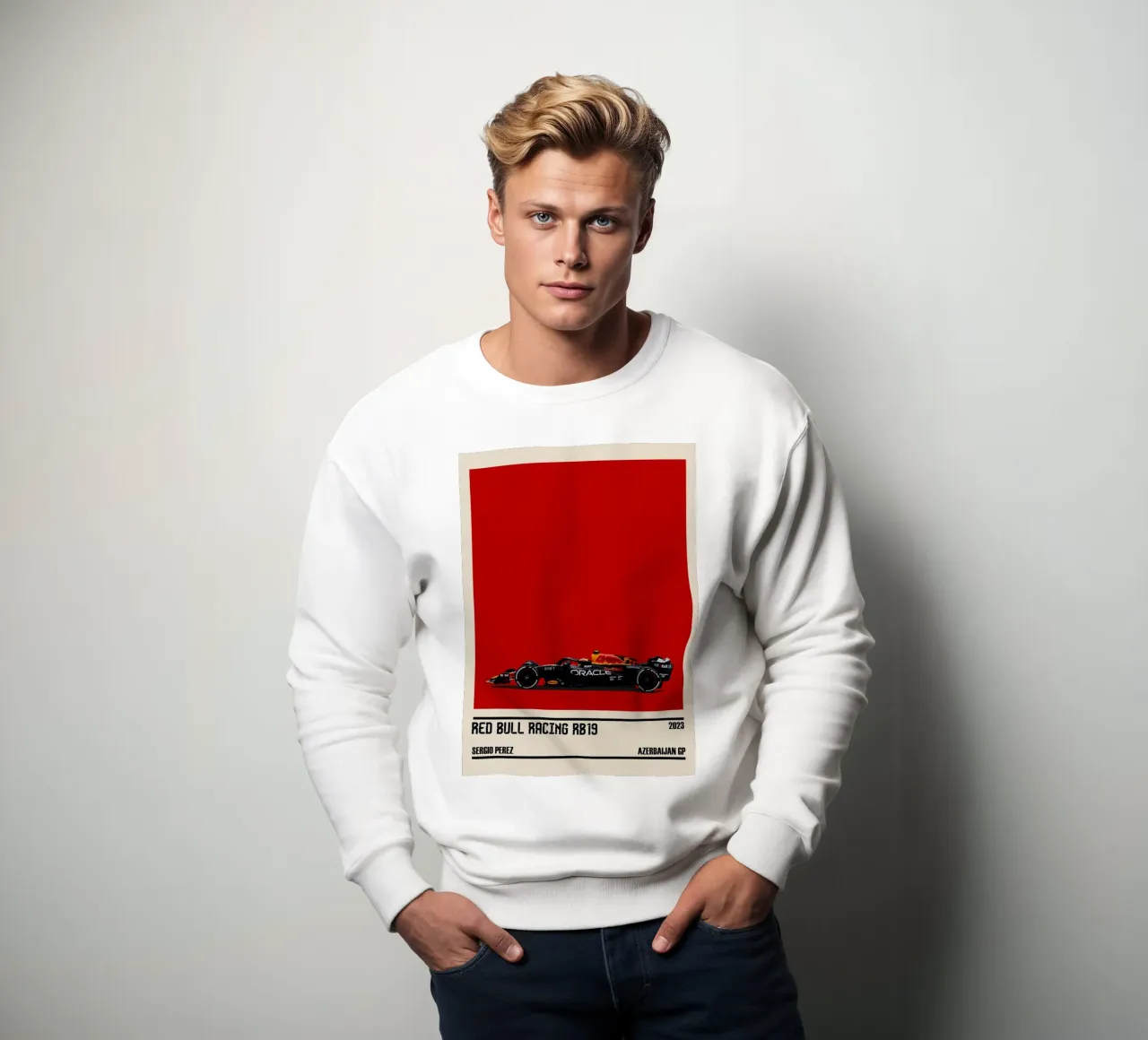 Red Bull RB19 Honda RBPT Oracle F1 winner Azerbaijan GP 2023 Sweatshirt von TheArtstudio