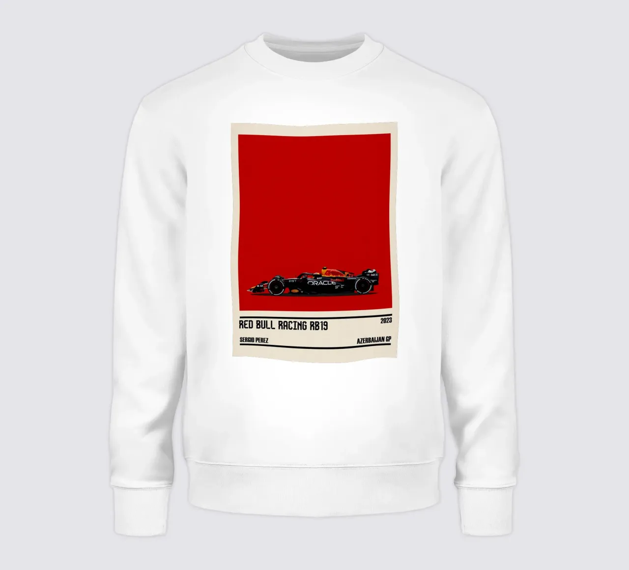 Red Bull RB19 Honda RBPT Oracle F1 winner Azerbaijan GP 2023 Sweatshirt von TheArtstudio
