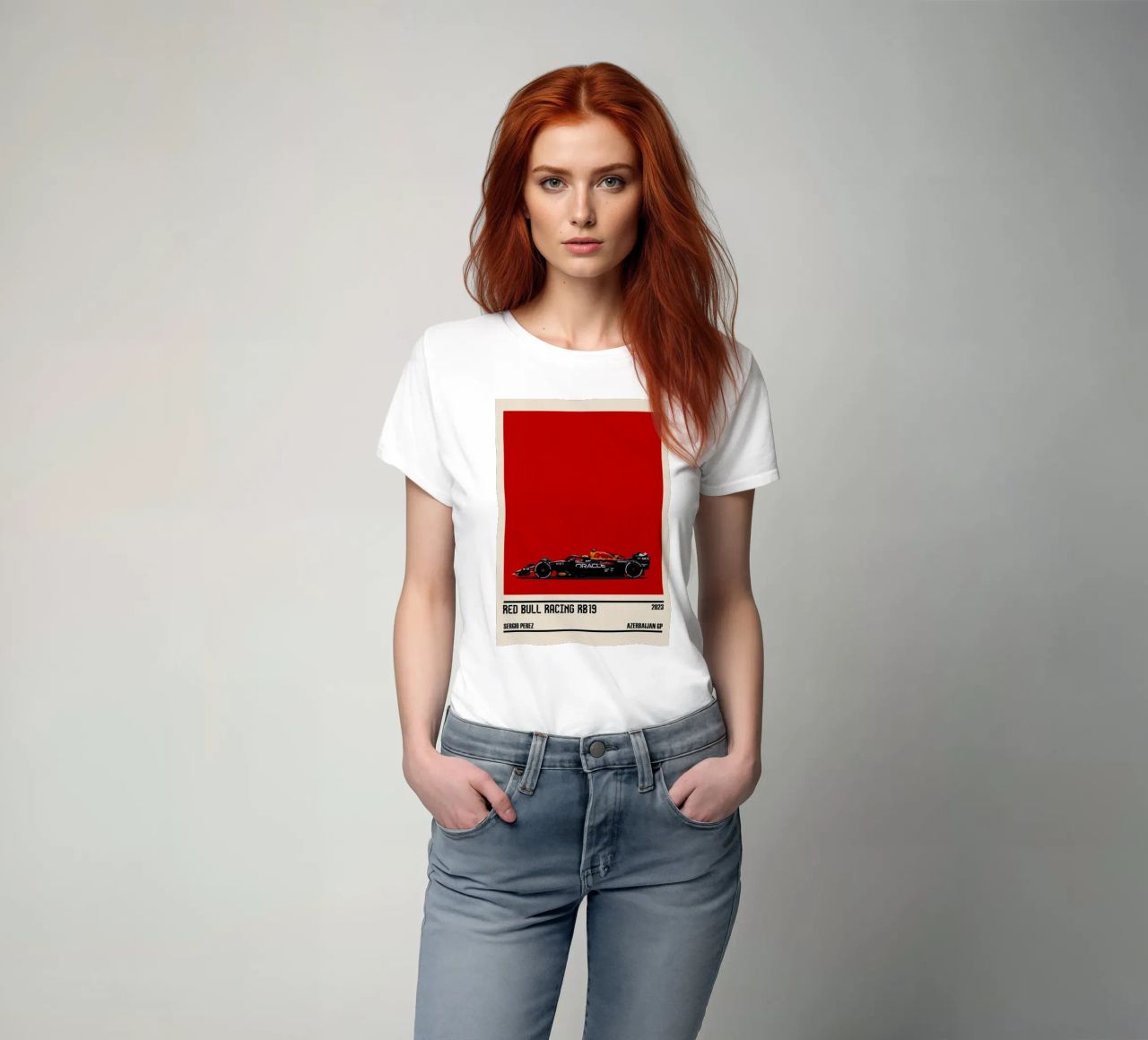 Red Bull RB19 Honda RBPT Oracle F1 winner Azerbaijan GP 2023 t-shirt da TheArtstudio