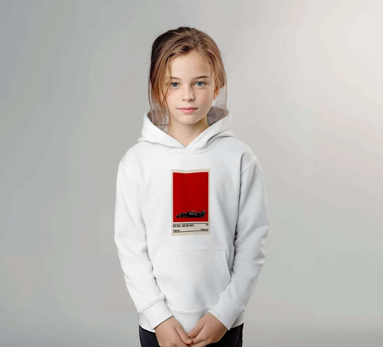 Red Bull RB19 Honda RBPT Oracle F1 winner Azerbaijan GP 2023 felpa bambino con cappuccio da TheArtstudio