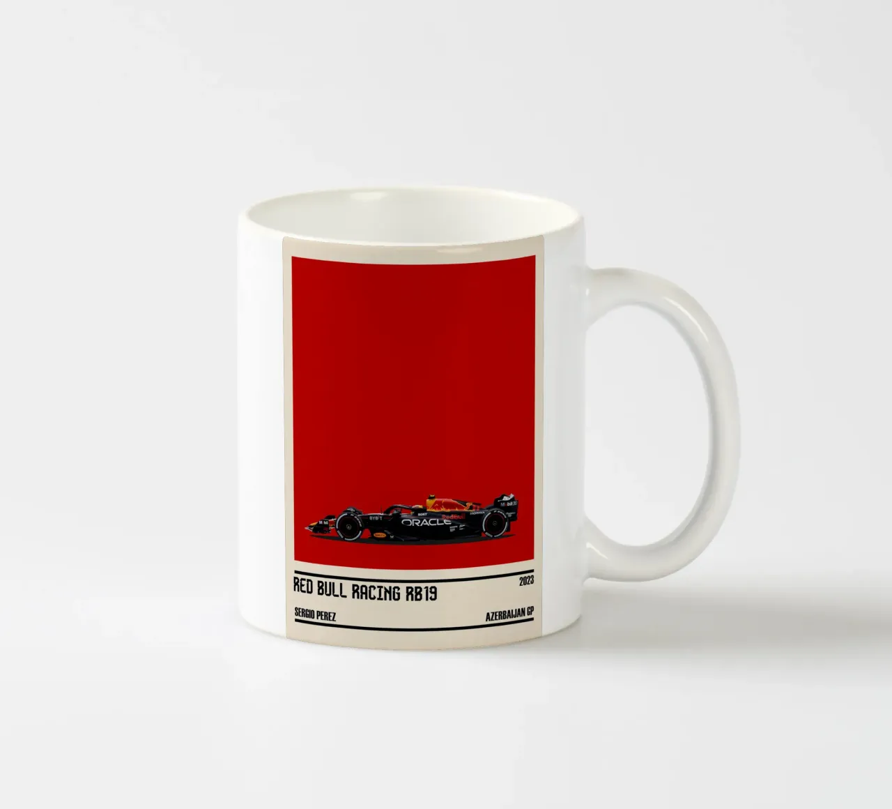 Red Bull RB19 Honda RBPT Oracle F1 winner Azerbaijan GP 2023 Keramik Tasse von TheArtstudio