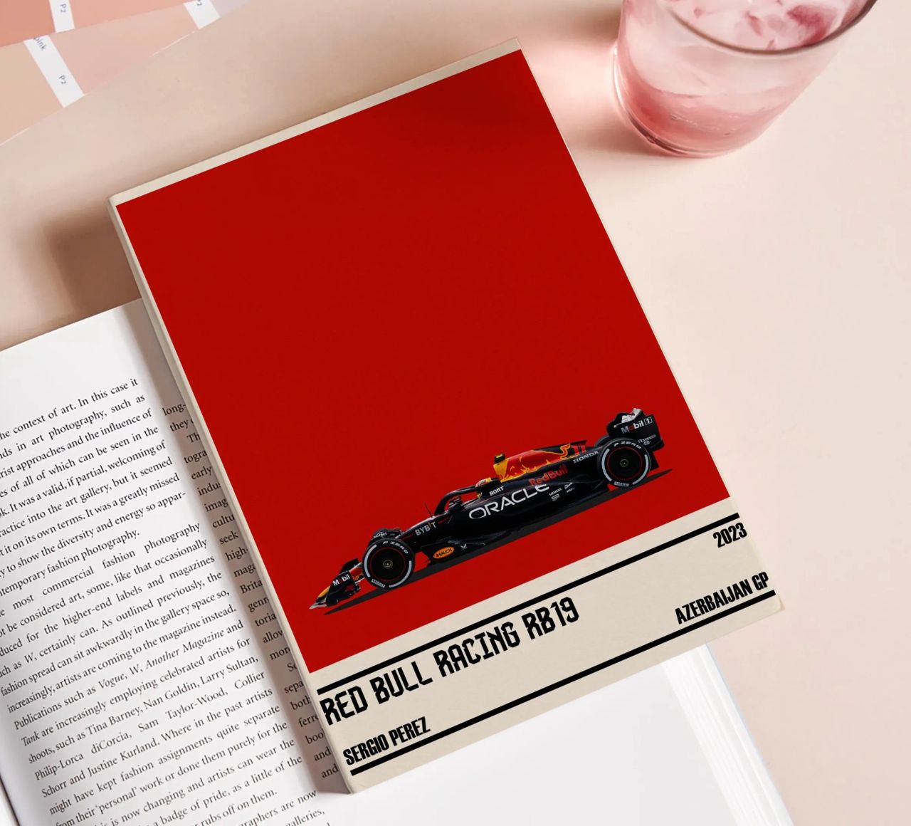 Red Bull RB19 Honda RBPT Oracle F1 winner Azerbaijan GP 2023 notebook by TheArtstudio