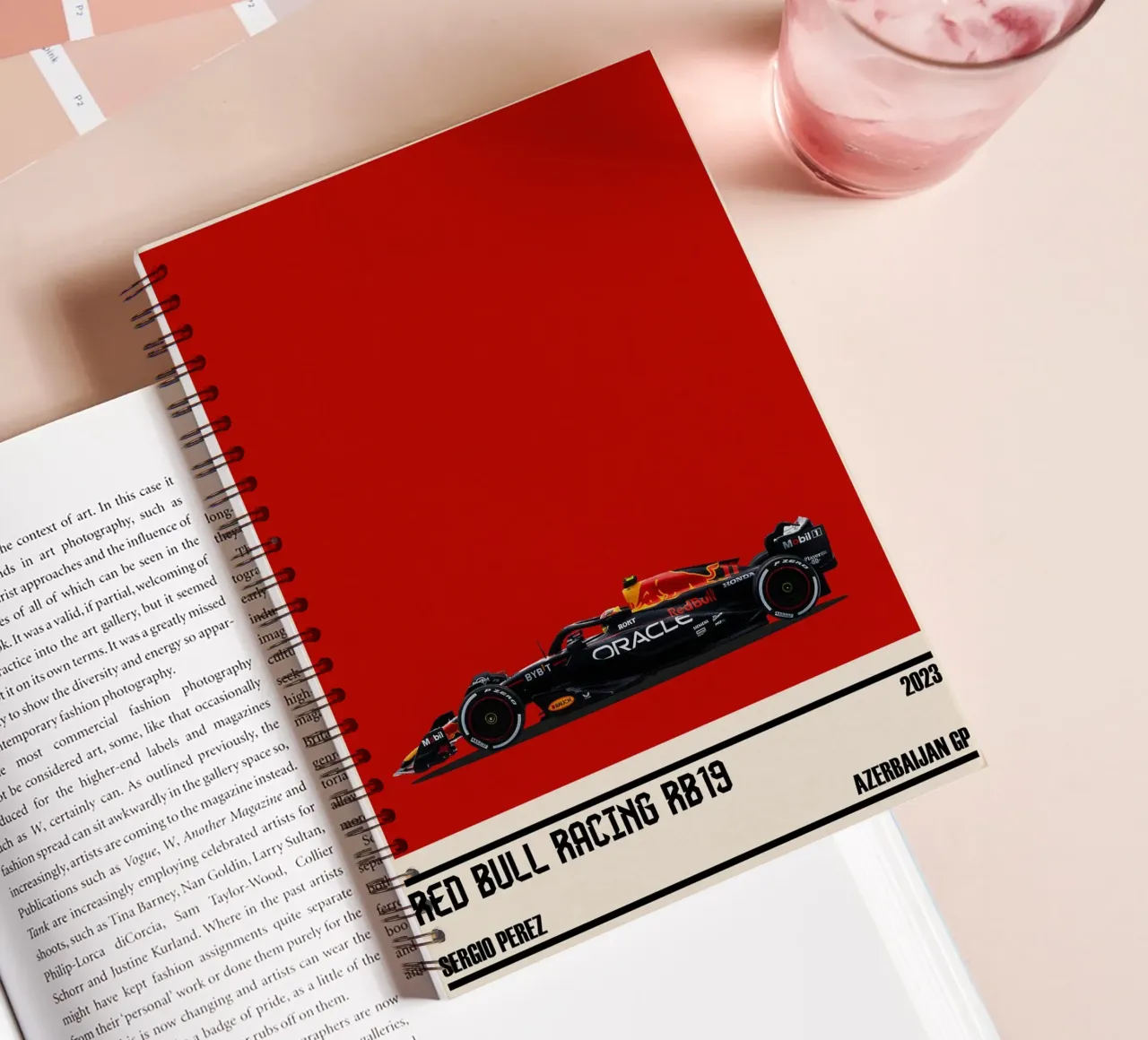 Red Bull RB19 Honda RBPT Oracle F1 winner Azerbaijan GP 2023 Ringbuch von TheArtstudio