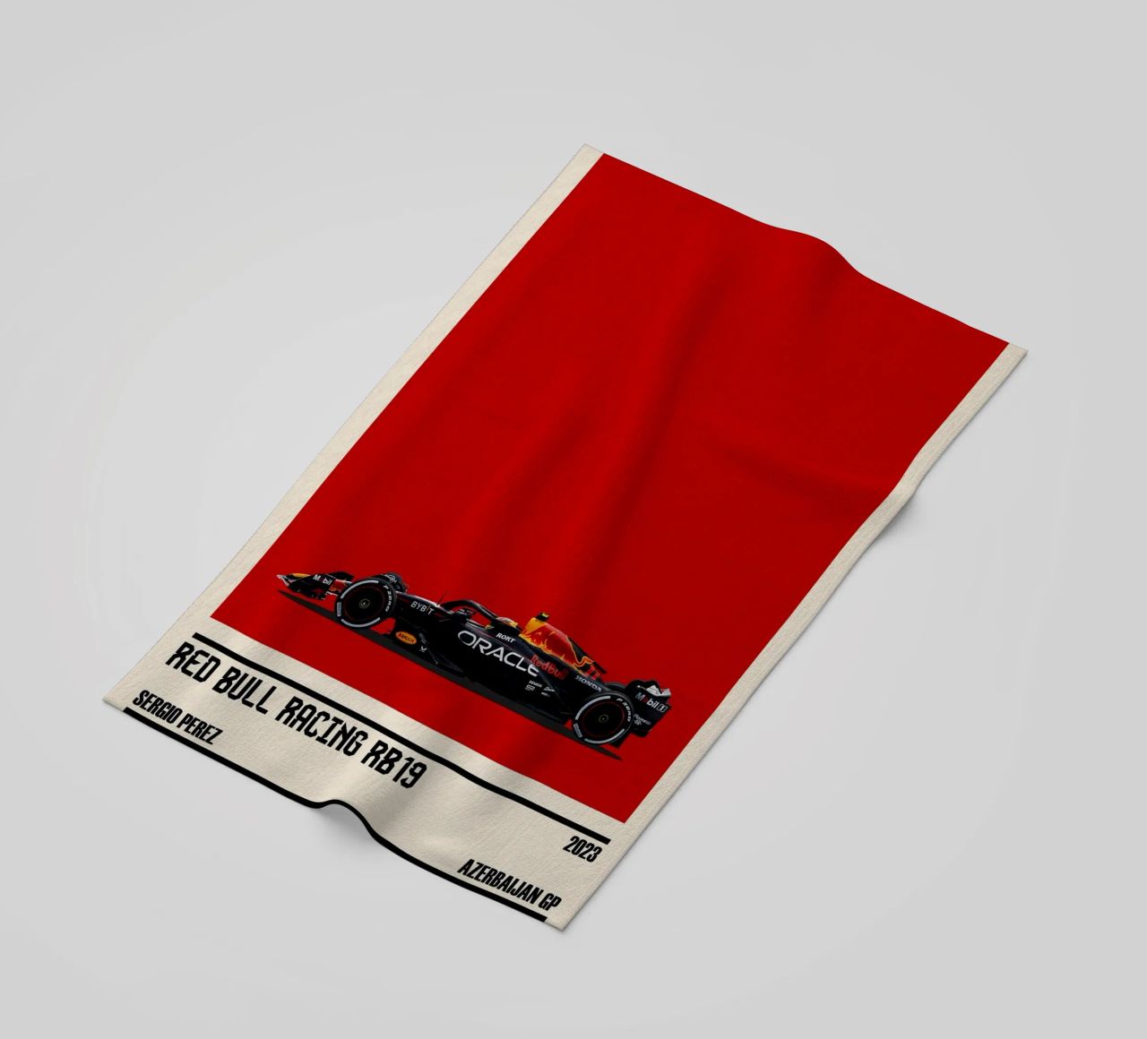 Red Bull RB19 Honda RBPT Oracle F1 winner Azerbaijan GP 2023 telo mare da TheArtstudio