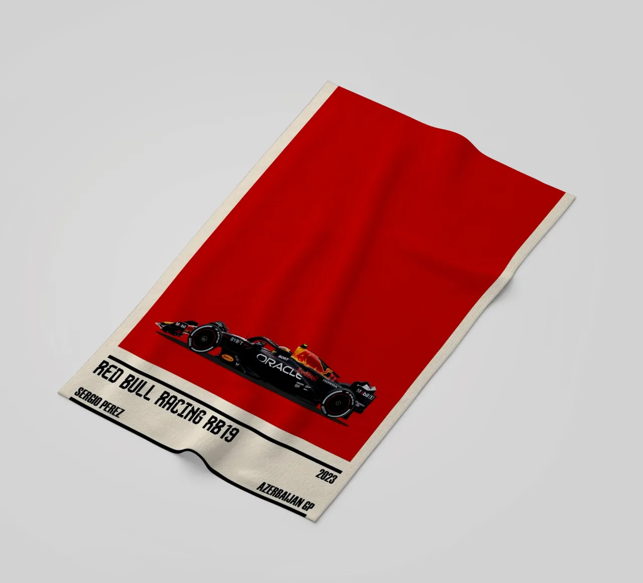 Red Bull RB19 Honda RBPT Oracle F1 winner Azerbaijan GP 2023 telo mare da TheArtstudio