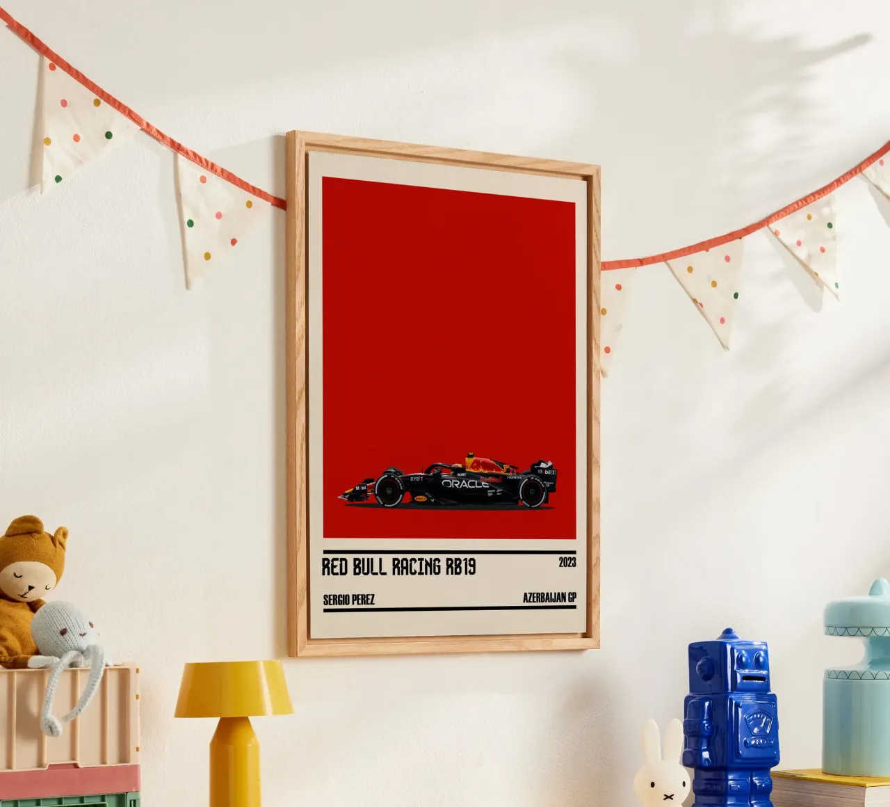 Red Bull RB19 Honda RBPT Oracle F1 winner Azerbaijan GP 2023 metacrilato de TheArtstudio