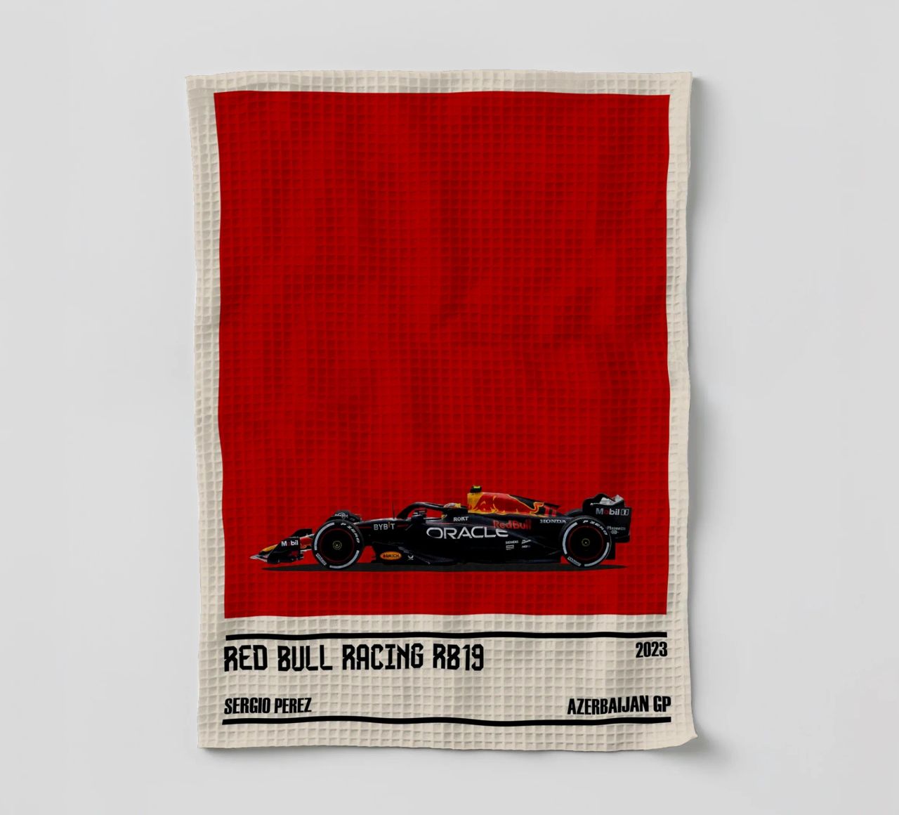 Red Bull RB19 Honda RBPT Oracle F1 winner Azerbaijan GP 2023 canovaccio da cucina da TheArtstudio