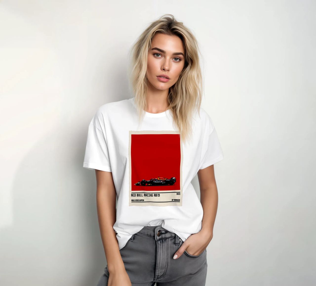 Red Bull RB19 Honda RBPT Oracle F1 winner GP Monaco 2023 Max t-shirt da TheArtstudio